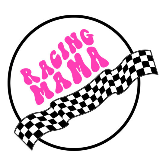 Racing Mama White Thumbnail